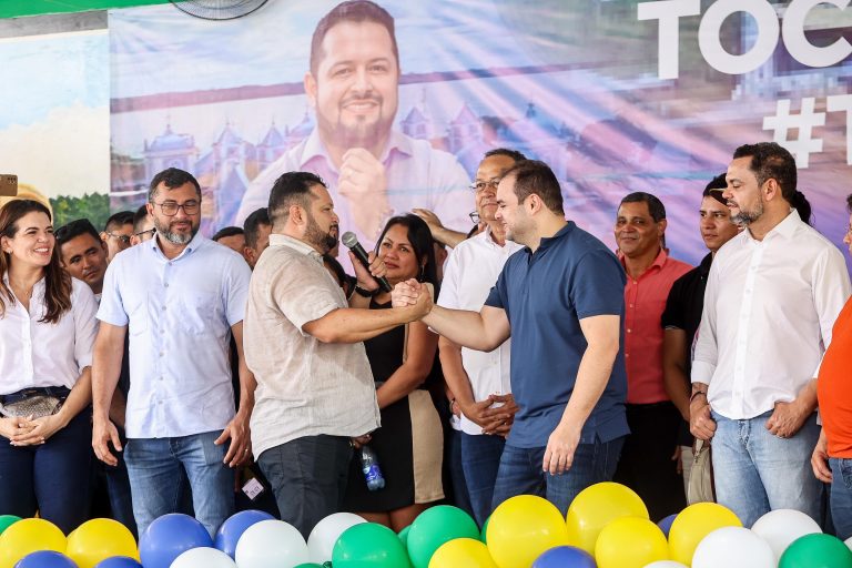 Roberto Cidade participa do lançamento da pré-candidatura de Toco Santana e Toinho Cidade à Prefeitura de Borba