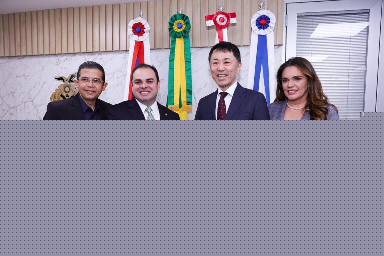 Presidente da Aleam, Roberto Cidade e cônsul-geral do Japão, Yuichi Miyagawa, reforçam laços econômicos e culturais em agenda oficial