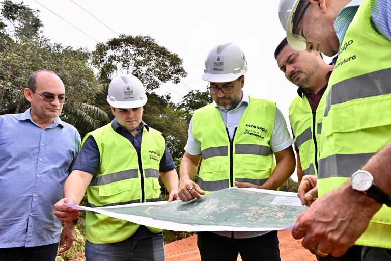 Roberto Cidade cumpre agenda em Autazes com entrega de escola de tempo integral e obras na AM-254