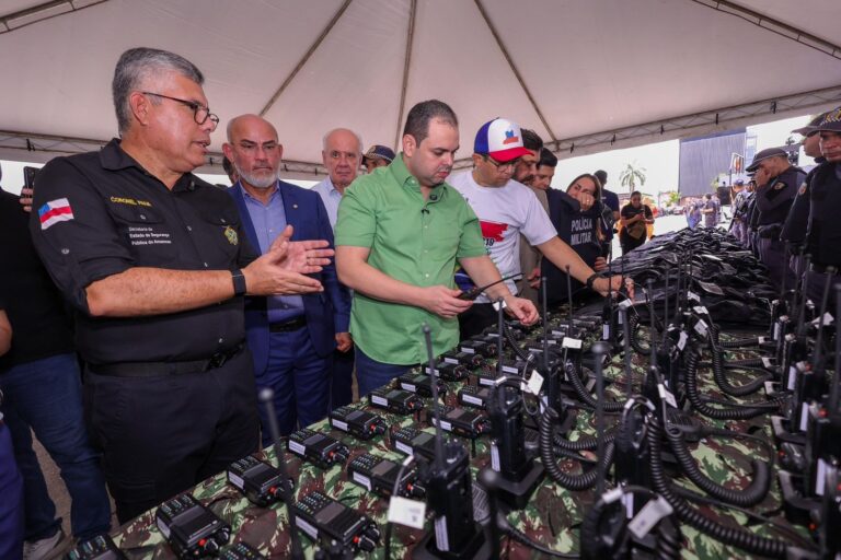 Governador Roberto Cidade lança Operação Segurança Presente e reforça proteção à população com entrega de novos equipamentos
