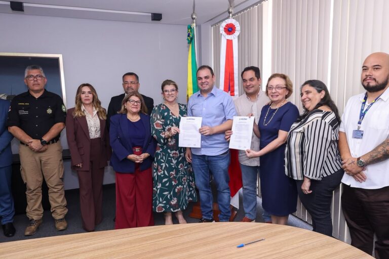 Governador Roberto Cidade assina ordem de serviço para implantação da nova sede da Delegacia Especializada em Crimes contra o Meio Ambiente