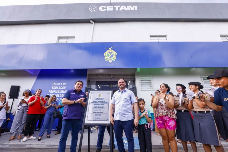 Governador Roberto Cidade inaugura oitava escola do Cetam em Manaus e lança edital para cursos presenciais na unidade