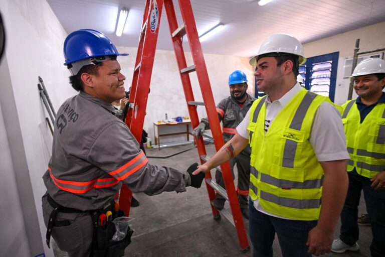Governador Roberto Cidade acompanha os serviços de revitalização das Escolas Estaduais JG de Araújo e Dorval Porto, na zona Sul de Manaus