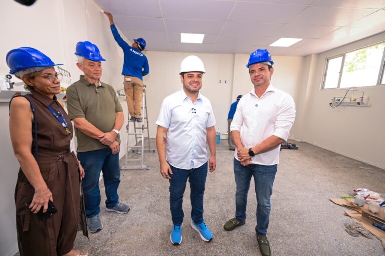 Governador Roberto Cidade acompanha obras de revitalização do SPA e Maternidade Chapot Prévost