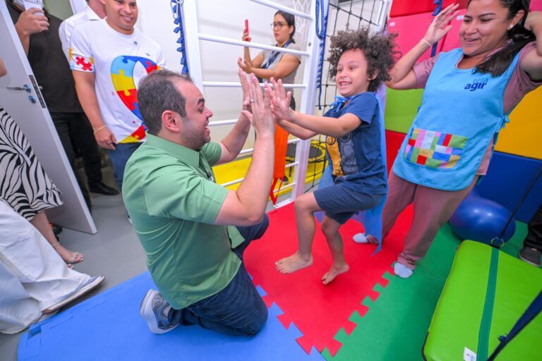 Governador Roberto Cidade reforça compromisso com a causa autista ao celebrar o primeiro ano do Caic TEA José Contente
